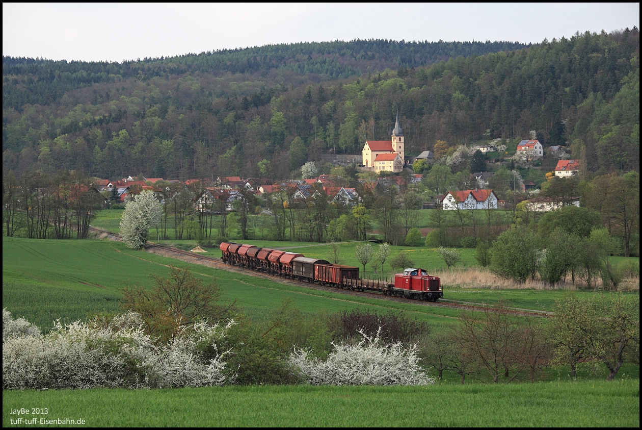 211 200 auf dem Nachhauseweg in Heufurt