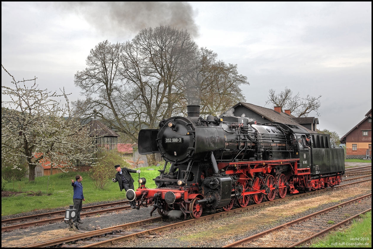 Rangierarbeiten in Fladungen