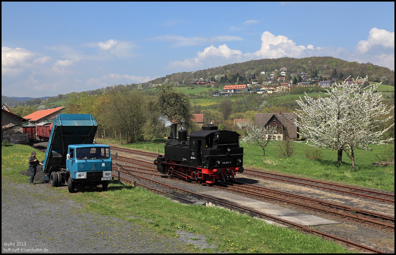 Zufällige Begegnung in Fladungen