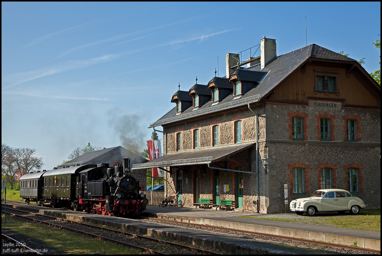 Morgendliche Rangierarbeiten in Fladungen